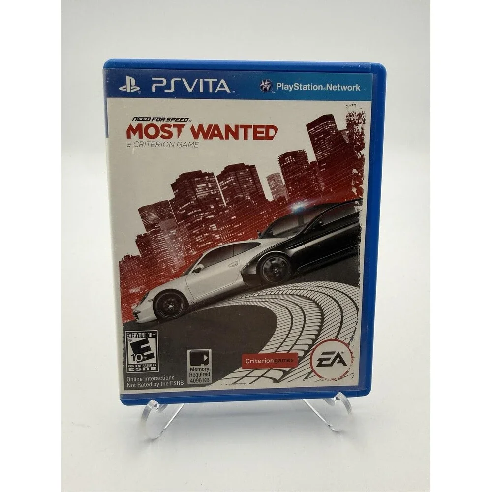 Need For Speed Most Wanted Sony PS Vita Game E10+ 2012 EA Car Racing NTSC-U/C